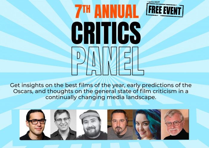 7th Annual Critics Panel 2021 poster