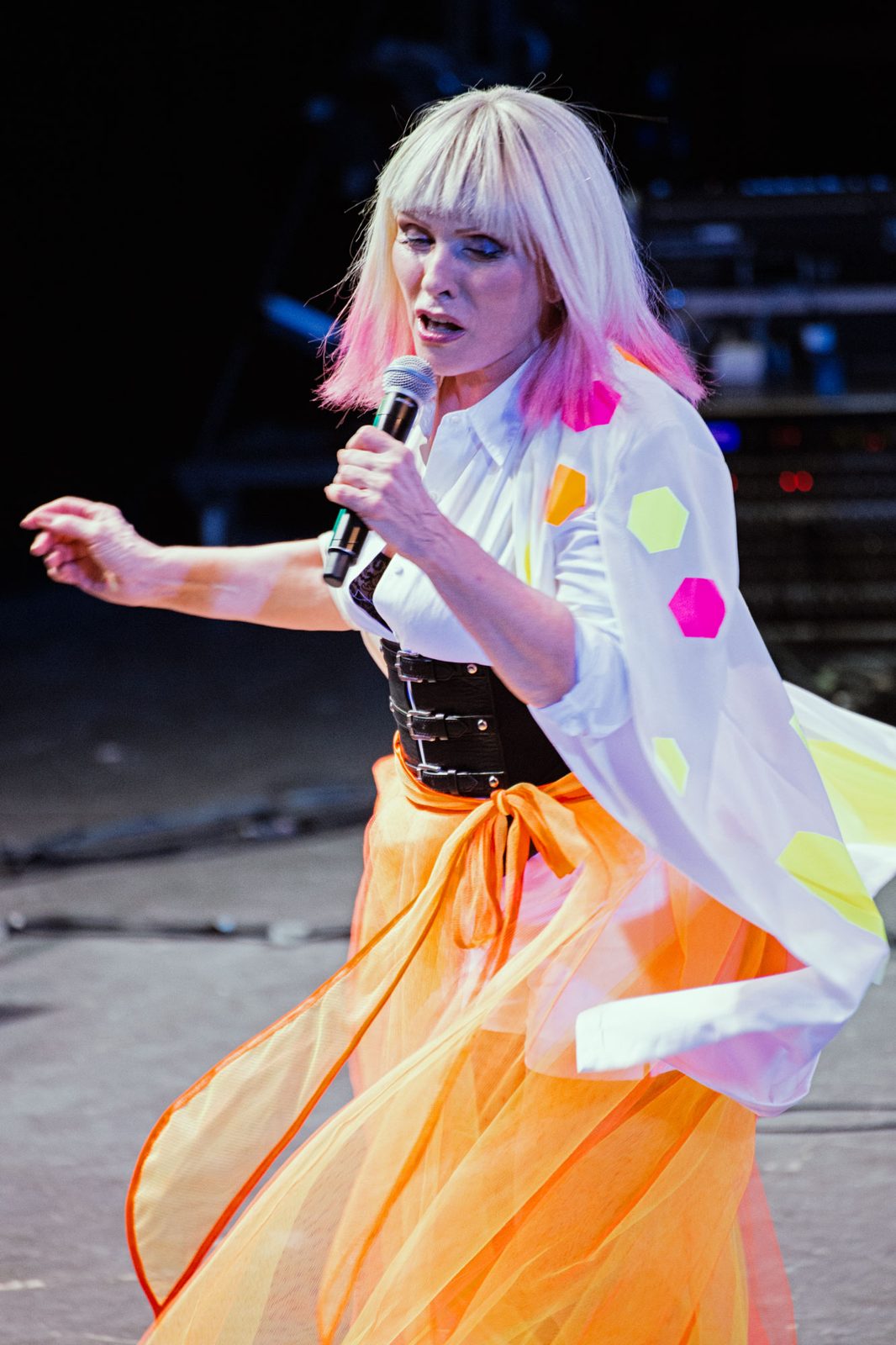 Live performer on stage during a Key West Film Festival event