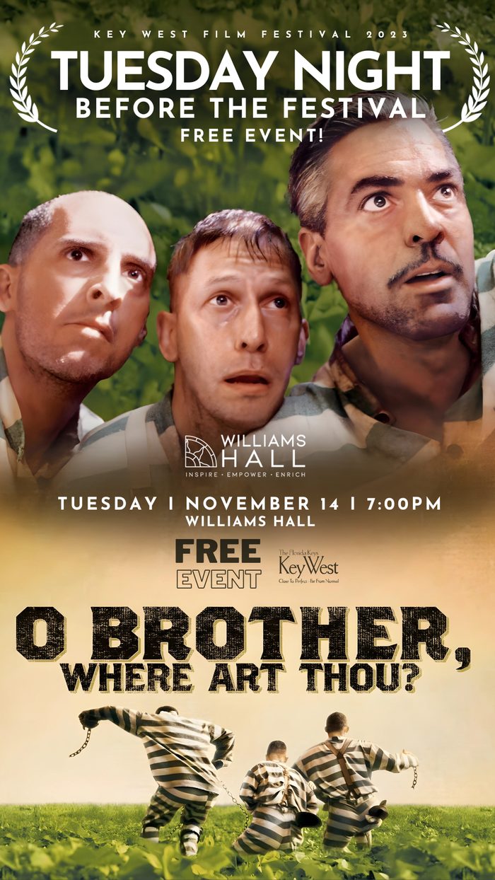 Tuesday night kick off – O Brother Where Art Thou poster