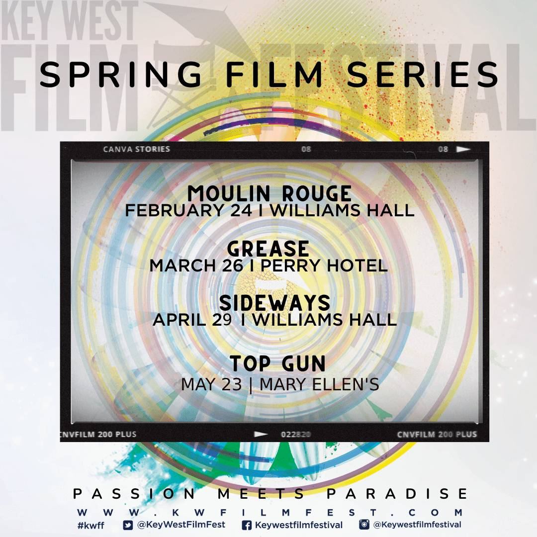 KEY WEST FILM FESTIVAL ANNOUNCES OUR SPRING FILM SERIES!